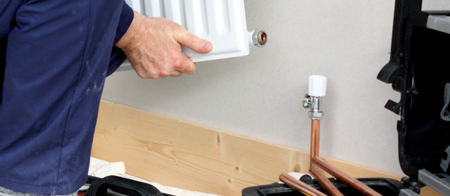 Replacing a radiator