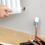 Replacing a radiator