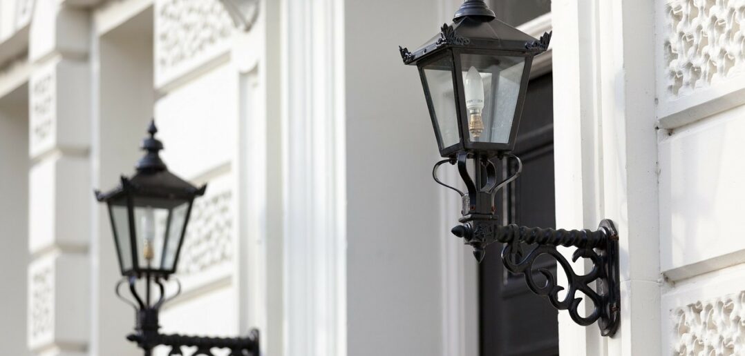 Installing an exterior wall light